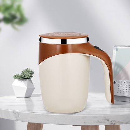 Rechargeable Automatic Electric Stirring Cup – Magnetic Rotating Coffee & Milkshake Mixer