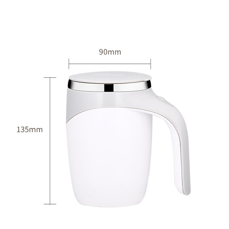Rechargeable Automatic Electric Stirring Cup – Magnetic Rotating Coffee & Milkshake Mixer