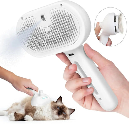 Pet Spray Hair Comb – Grooming Brush with Water Mist for Cats & Dogs, Dematting & Hair Removal Tool