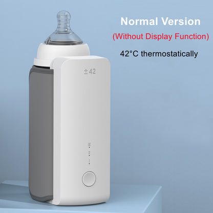 Wireless USB Rechargeable Baby Bottle Warmer – Portable Insulated Milk Heating Bag with Temperature Control