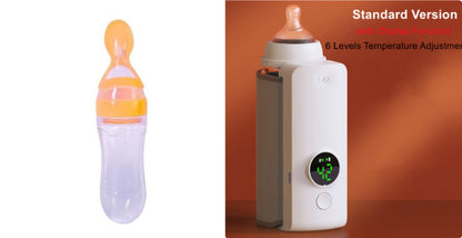 Wireless USB Rechargeable Baby Bottle Warmer – Portable Insulated Milk Heating Bag with Temperature Control